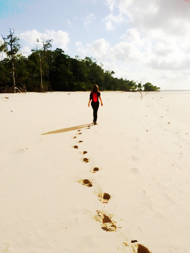 Praia deserta onde foi gravado o programa da Globo, No Limite.