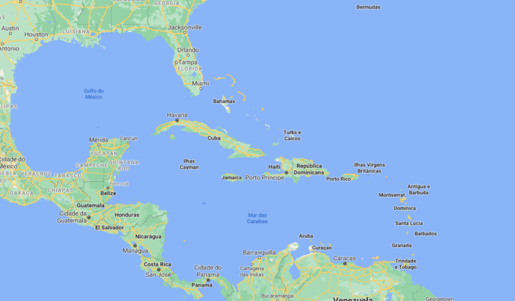 Mapa Caribe